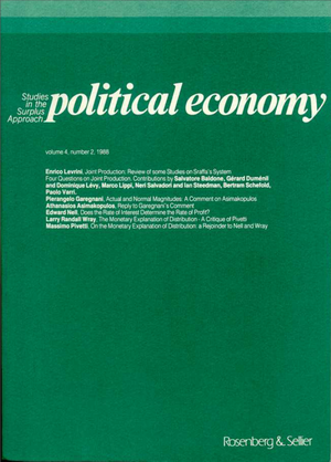 Political Economy vol. 4, n. 2, 1988